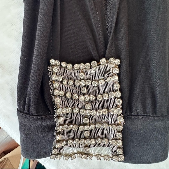 Jovani Black and Silver Dress with Sequin - Picture 6 of 12